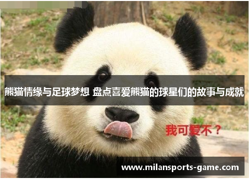 熊猫情缘与足球梦想 盘点喜爱熊猫的球星们的故事与成就